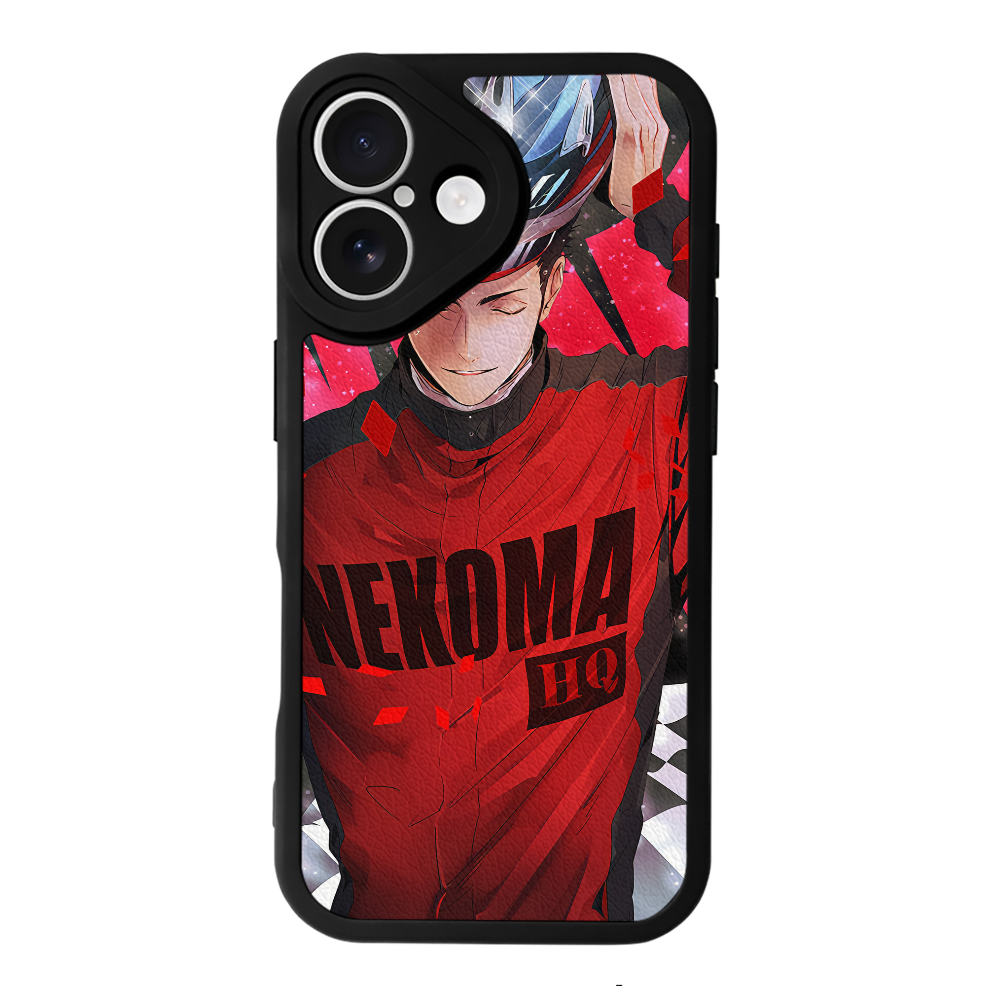 （画像用） ハイキュー!! Haikyu!! 【iPhone 16シリーズ対応】シリコンスマホケース（レザー調） 材質：シリコン